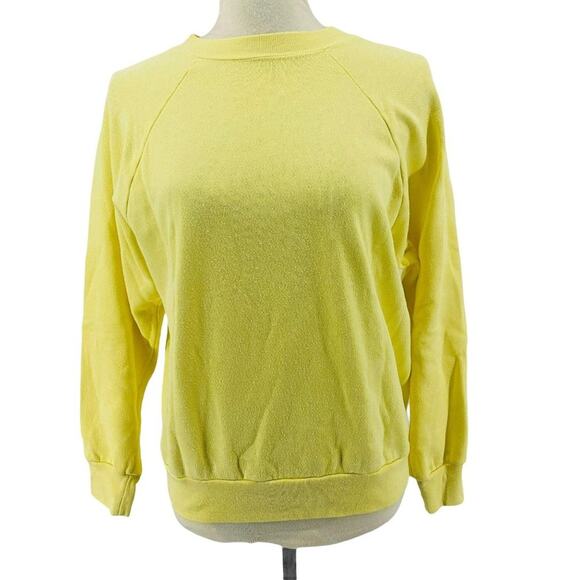 Vintage Creamy Yellow Who0o! Owl Sweatshirt - Picture 2 of 12